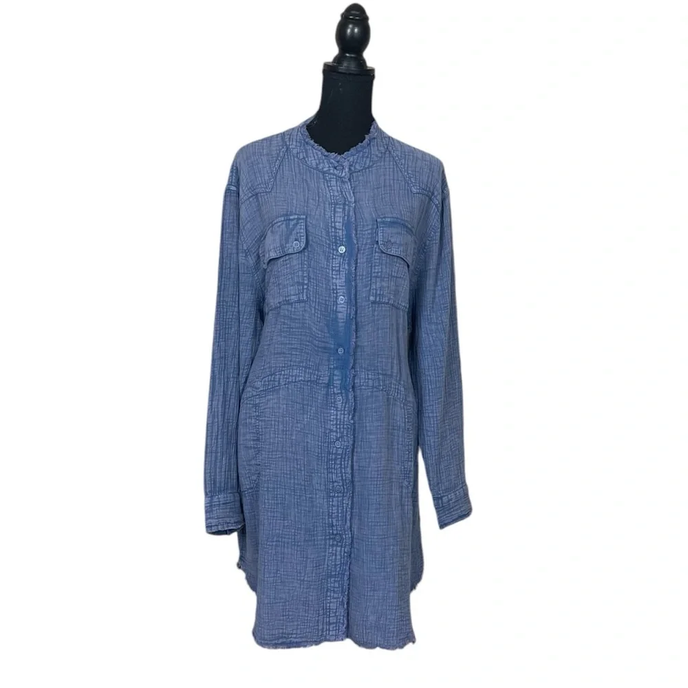 Ivy Jane Gauze Shirt Dress NWT (H-1) - Picture 5 of 12